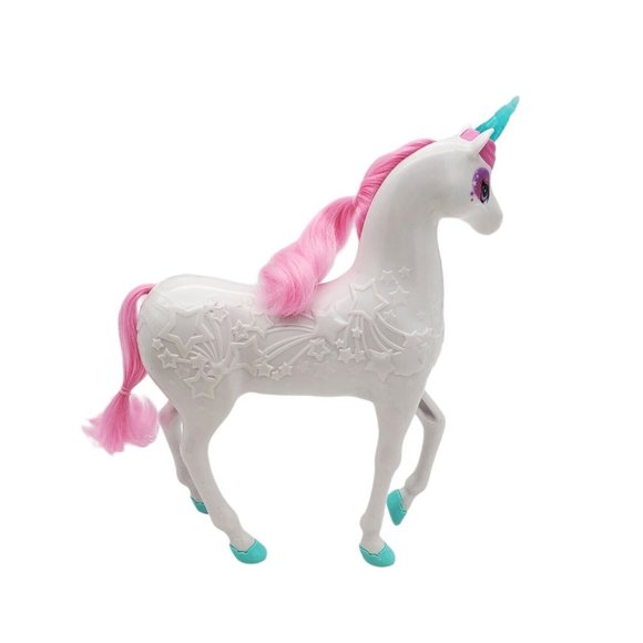 Light Up Barbie Dreamtopia Unicorn Horse Doll Sounds Sound Effects Rainbow Stars - Picture 6 of 8